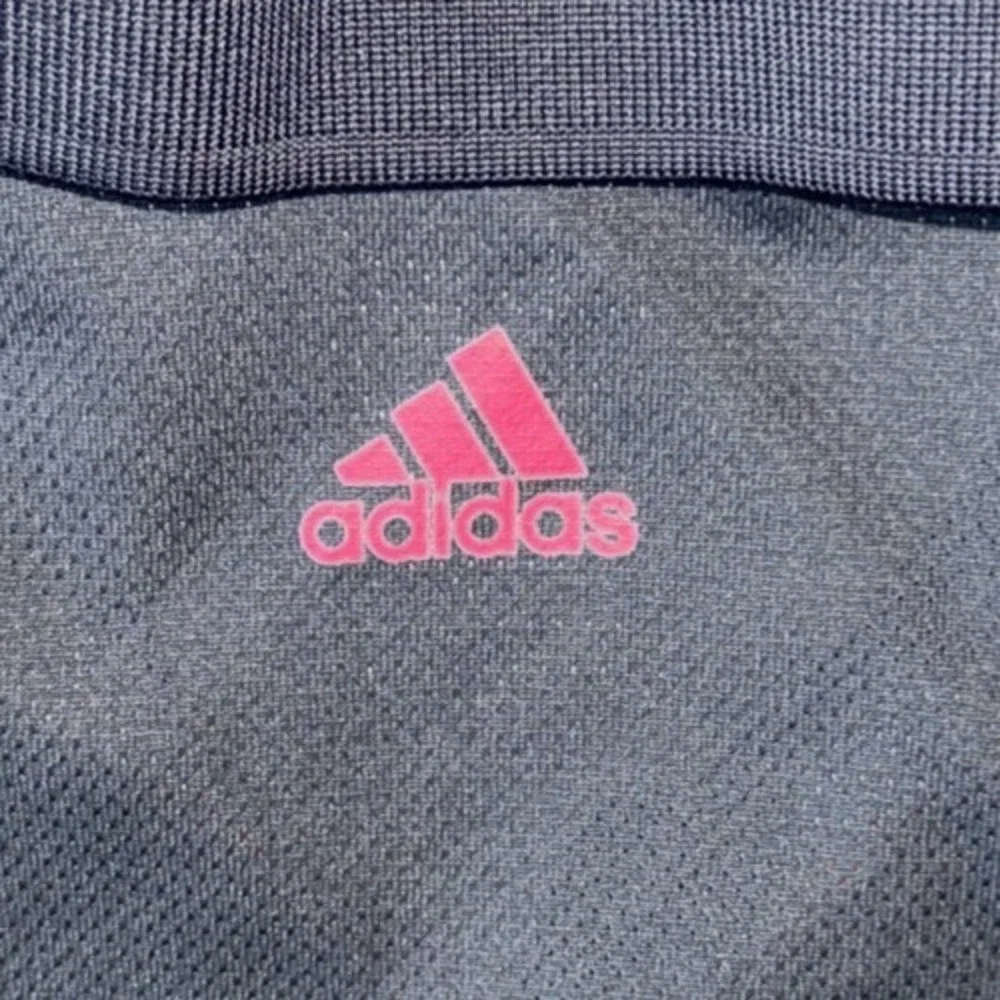 Adidas Golf Climacool Shirt Mens XL Red Black Striped Short Sleeve Polo